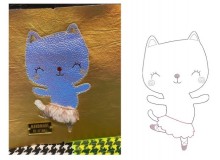 Stickdatei - Ballerina Katze